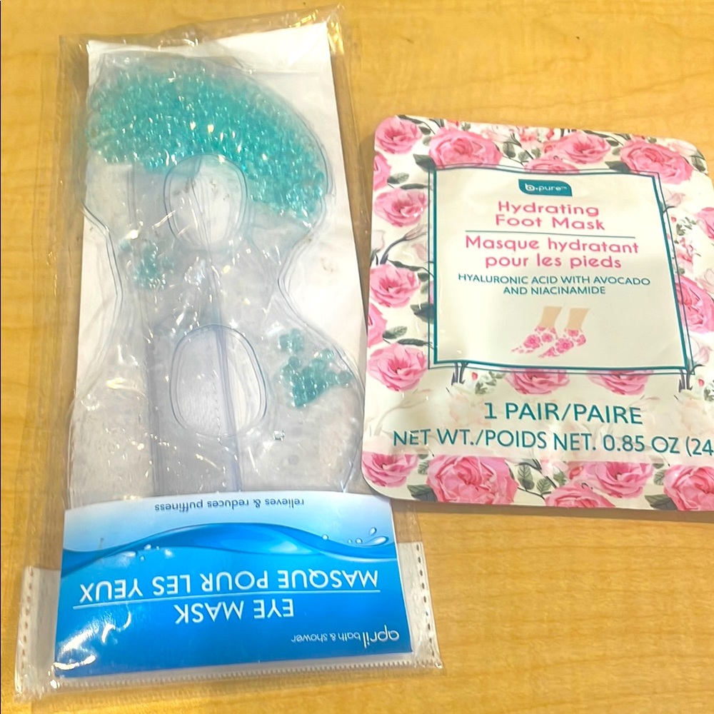 Hydrating Foot and Eye Mask Set